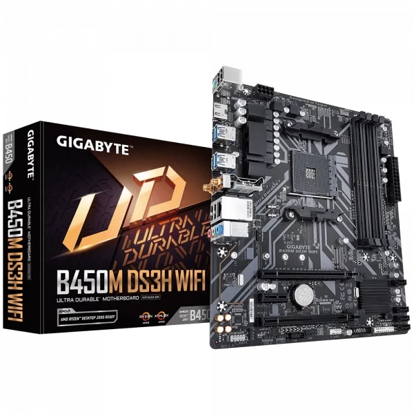 MAINBOARD GIGABYTE B450M-DS3H WIFI