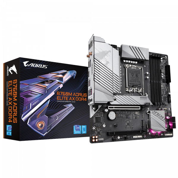 MAINBOARD GIGABYTE B760M AORUS ELITE AX DDR4