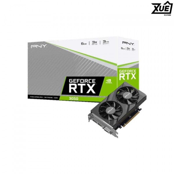 CARD MÀN HÌNH PNY RTX 3050 6GB VERTO DUAL FAN