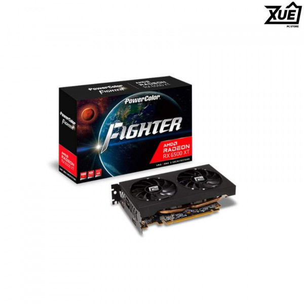 CARD MÀN HÌNH POWERCOLOR FIGHTER RX 6500 XT 4G GDDR6