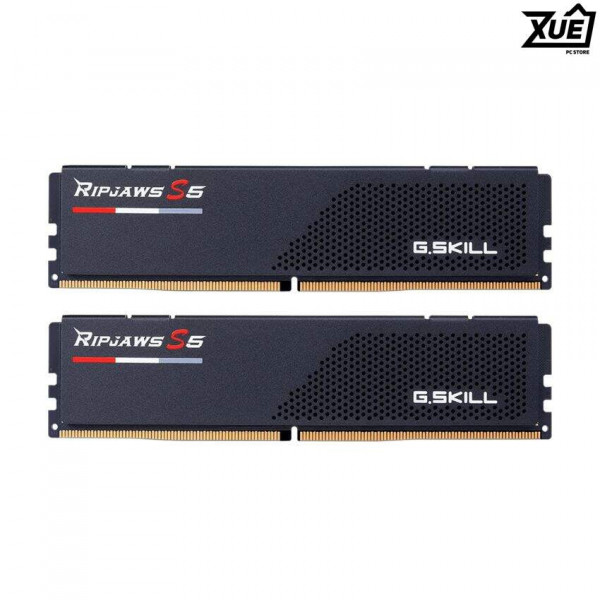 RAM DESKTOP GSKILL RIPJAWS S5 BLACK (F5-5200J4040A16GX2-RS5K) 32GB (2X16GB) DDR5 5200MHZ