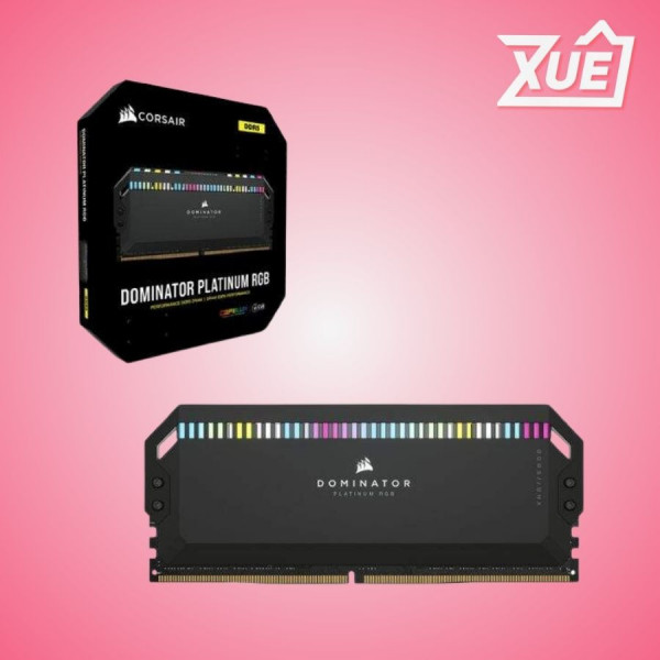 RAM DESKTOP CORSAIR VENGEANCE DOMINATOR PLATINUM RGB (CMT32GX5M2X6200C36) 32GB (2X16GB) DDR5 6200MHZ