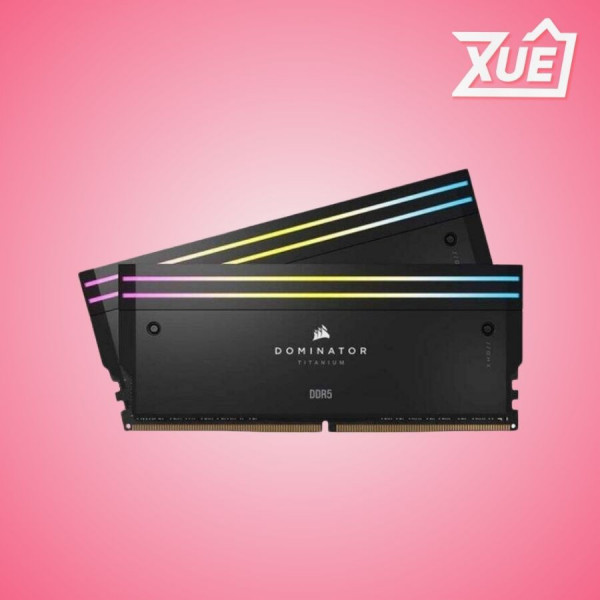 RAM DESKTOP CORSAIR DOMINATOR TITANIUM RGB (CMP32GX5M2X7200C34) 32GB (2X16GB) DDR5 7200MHZ