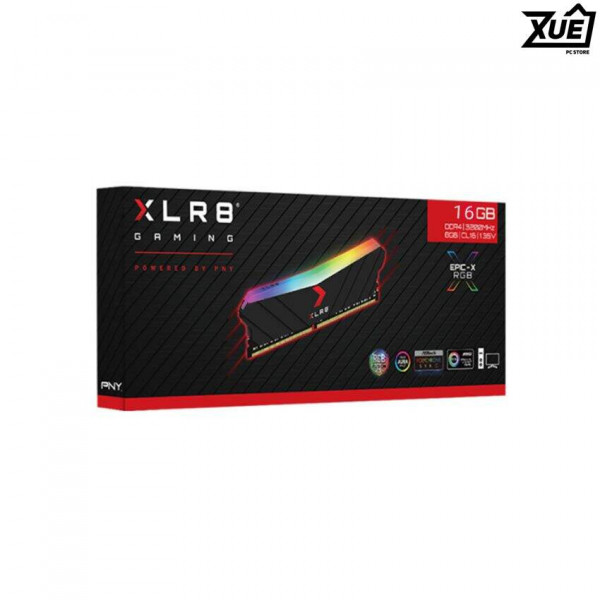 RAM DESKTOP PNY XLR8 RGB (MD16GD4320016XRGB) 16GB (1X16GB) DDR4 3200MHZ