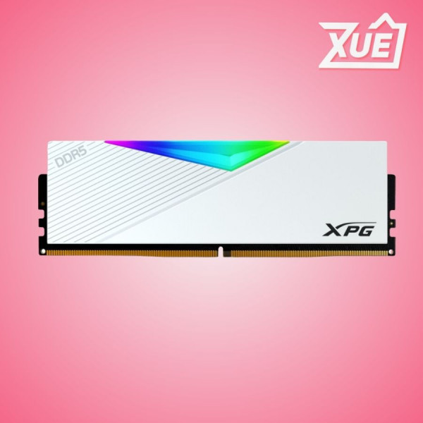 RAM DESKTOP ADATA XPG LANCER WHITE (AX5U5200C388G-CLAWK) 8GB (1X 8GB) DDR5 5200MHZ