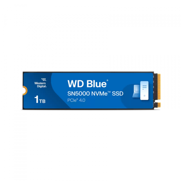 Ổ CỨNG SSD WD SN5000 BLUE 1TB M.2 2280 PCIE NVME 4X4 (ĐỌC 5150MB/S - GHI 4850MB/S) - (WDS100T4B0E)