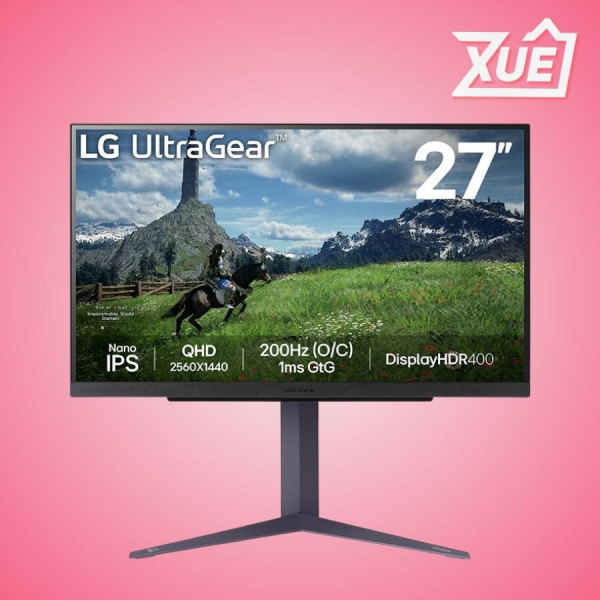 MÀN HÌNH LG ULTRAGEAR 27GS85Q-B (27 INCH/QHD/NANO IPS/200HZ/1MS)