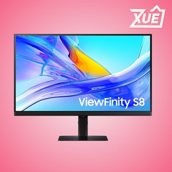 MÀN HÌNH SAMSUNG VIEWFINITY S8 S80UD  LS27D804UAEXXV (27 INCH/UHD/IPS/60HZ/5MS/USB-C 90W)