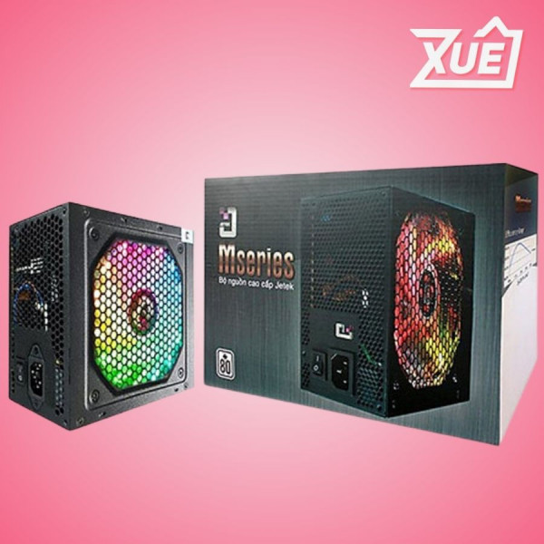 NGUỒN MÁY TÍNH JETEK M500 - RGB - 80 PLUS STANDARD