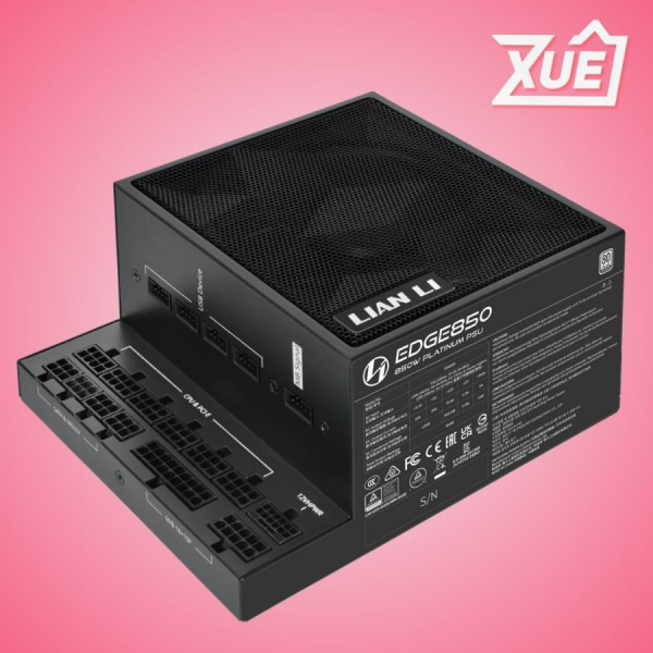 NGUỒN LIAN LI EDGE SERIES EG850 - 850W (ATX3.1/80+PLATINUM/FULL MODULAR/MÀU ĐEN)
