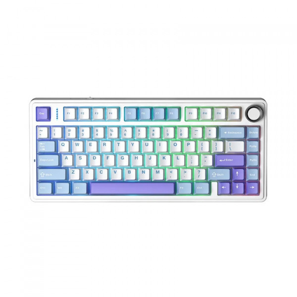 BÀN PHÍM CƠ GAMING AULA F75 (3 MODE/XANH DƯƠNG+TRẮNG+TÍM/STAR VECTOR SWITCH)
