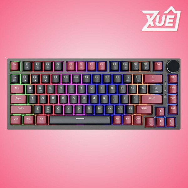 BÀN PHÍM CƠ GAMING EDRA EK375 ALPHA BLUE SWITCH (USB/PBT/LED RAINBOW)