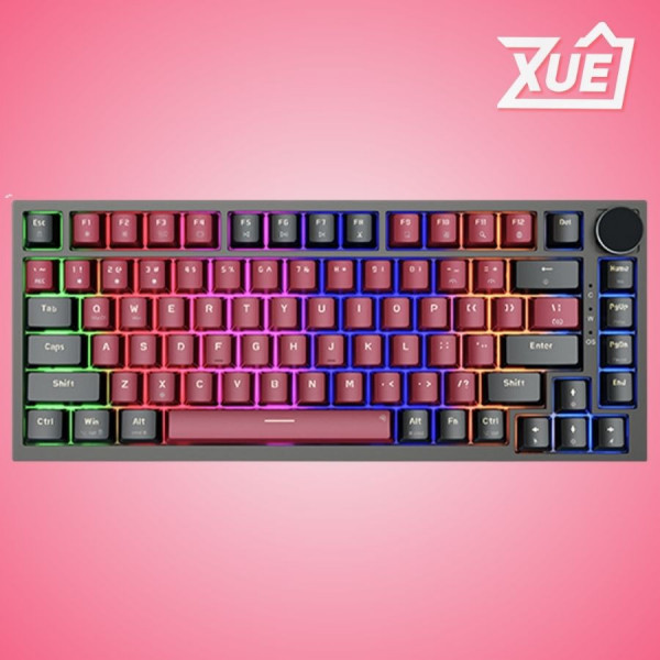 BÀN PHÍM CƠ GAMING EDRA EK375 BETA BROWN SWITCH (USB/PBT/LED RAINBOW)