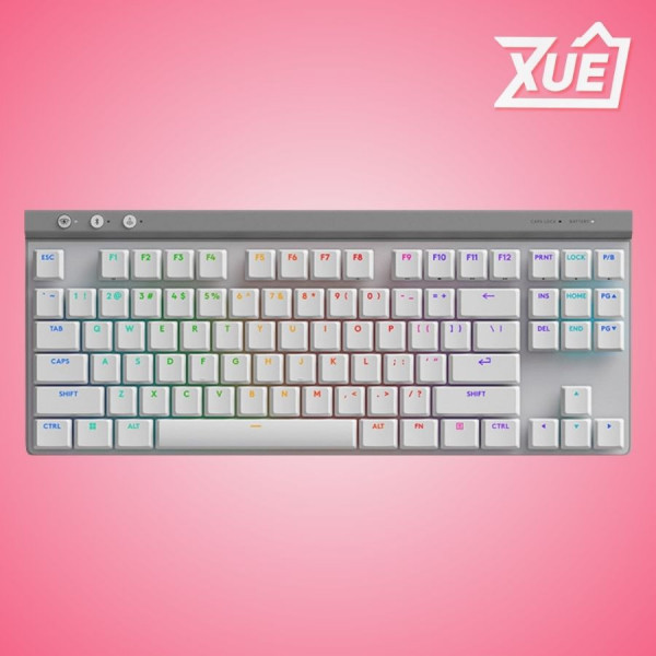 BÀN PHÍM CƠ LOGITECH G515 LIGHTSPEED TKL WIRELESS WHITE