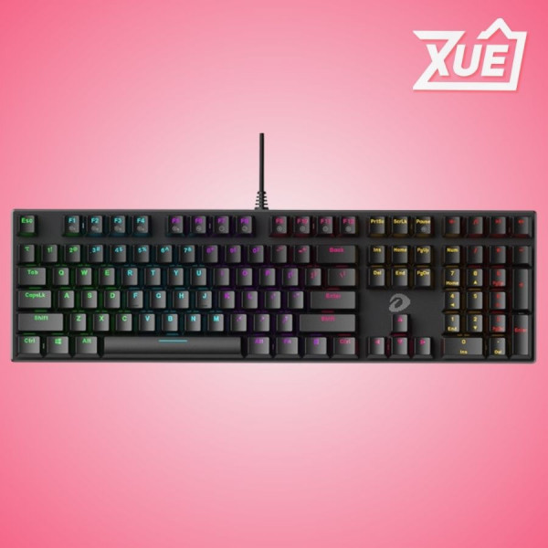 BÀN PHÍM CƠ DAREU EK810 MULTI-LED BLACK (USB/MULTI LED/BLUE SWITCH) 