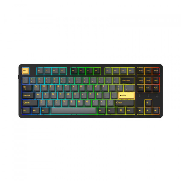 BÀN PHÍM CƠ DAREU EK87 PRO BLACK GOLDEN (3 MODES/PBT/RGB/DREAM SWITCH)