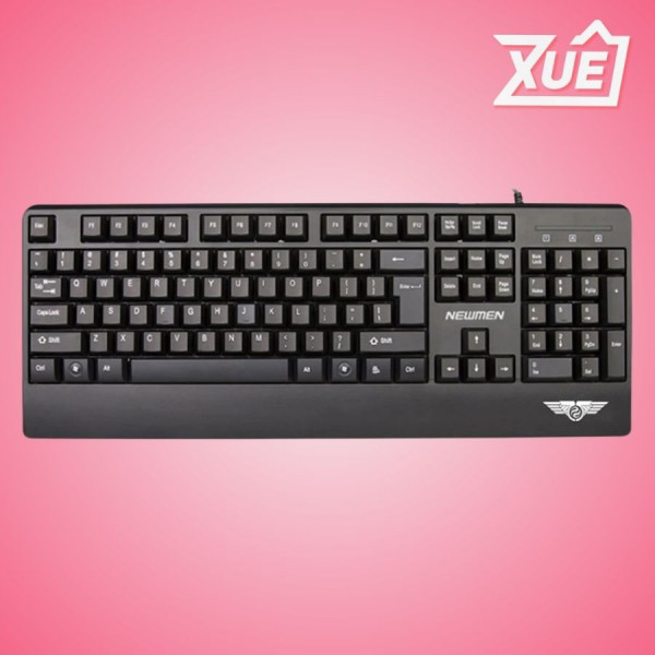 BÀN PHÍM CÓ DÂY NEWMEN E340 (USB/ĐEN)