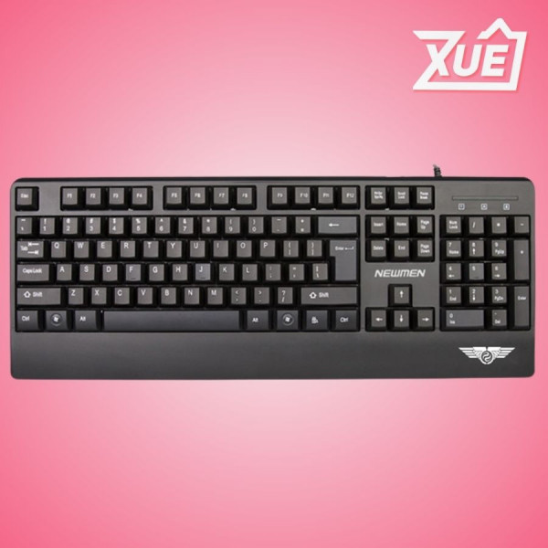 BÀN PHÍM CHƠI GAME NEWMEN E340+ (USB/ĐEN)