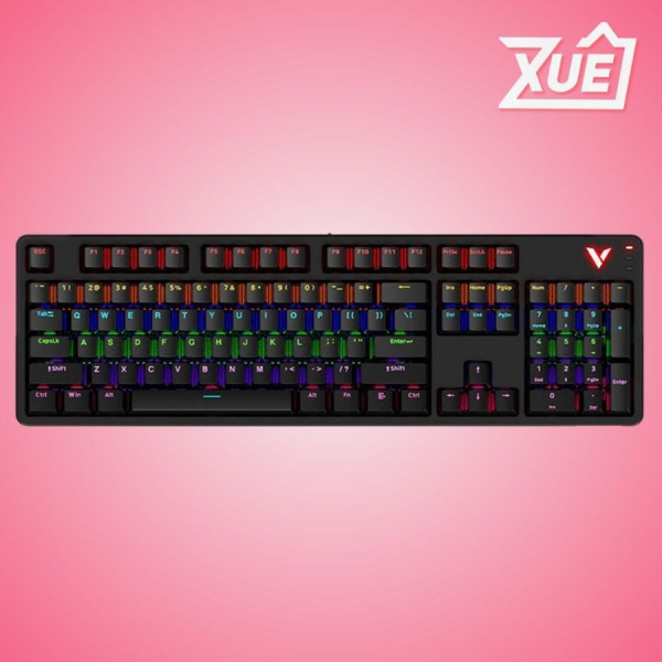 BÀN PHÍM CƠ GAMING CÓ DÂY RAPOO V500 PRO V2 BLACK (RED SWITCH)