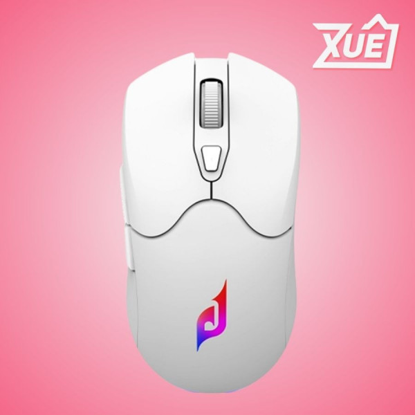 CHUỘT GAMING KHÔNG DÂY EDRA EM623W TRẮNG (USB WIRELESS 2.4GHZ /BLUETOOTH/RGB/HUANO SWITCH)