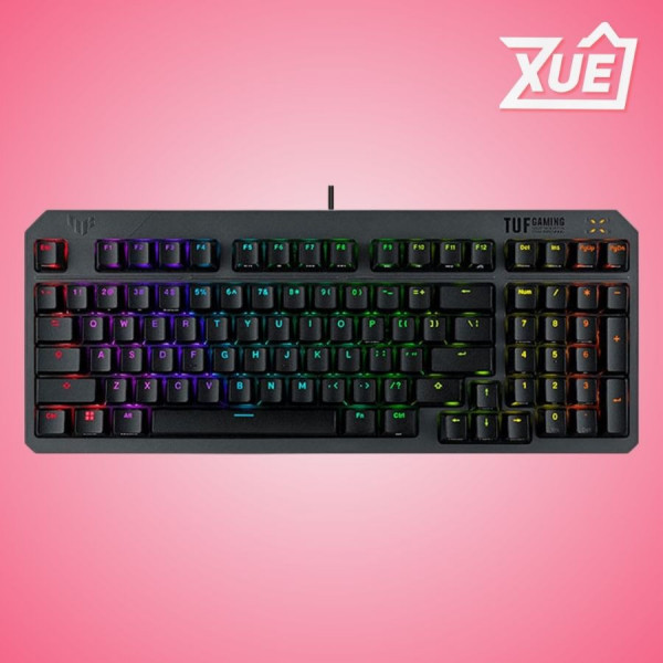 BÀN PHÍM CƠ ASUS TUF K3 GEN II BLACK (USB/OPTICAL RED SWITCH/ABS/RGB)