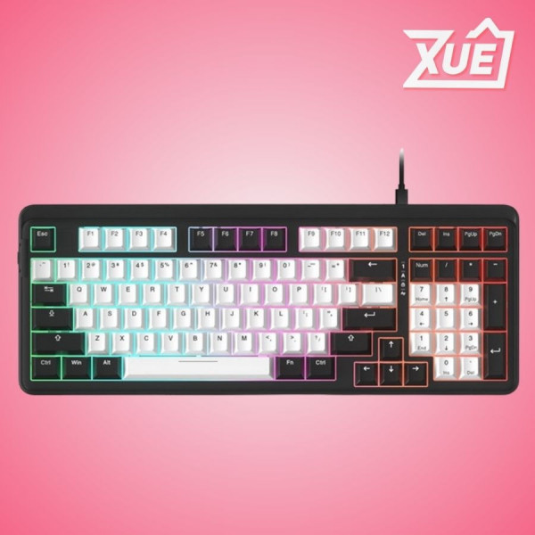 BÀN PHÍM CƠ DAREU EK98 WHITE BLACK DAREU DREAM SWITCH