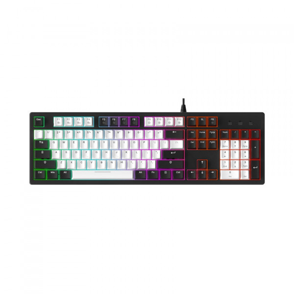 BÀN PHÍM CƠ DAREU EK104 WHITE BLACK DAREU DREAM SWITCH