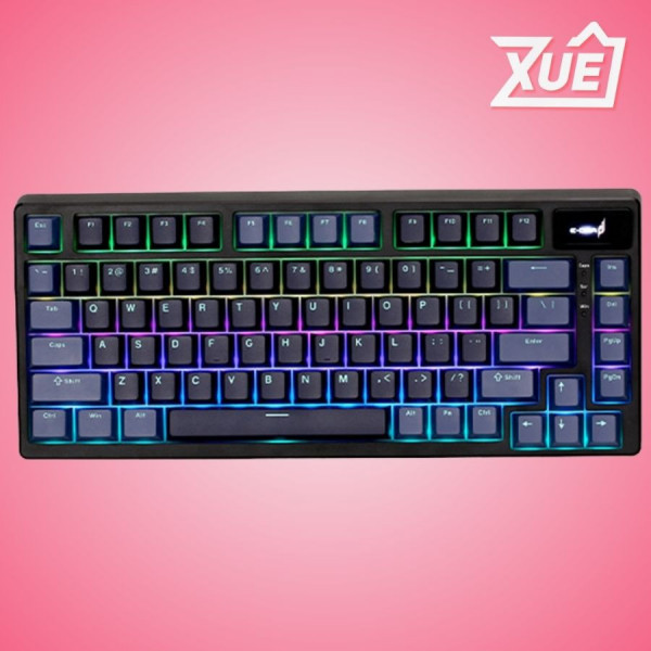 BÀN PHÍM CƠ GAMING EDRA EK375 PRO ALPHA BLUE SWITCH (USB/BLUETOOTH/2.4GHZ)