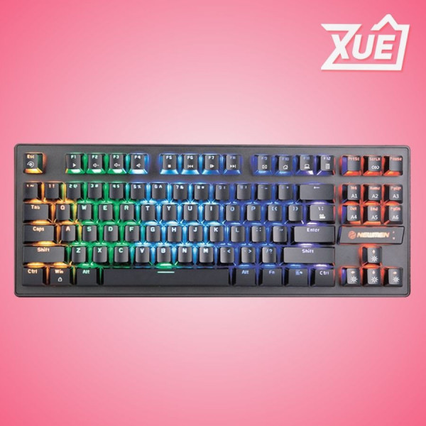 BÀN PHÍM CƠ NEWMEN GE87 BROWN SW (USB/RAINBOW/NEWMEN SW)