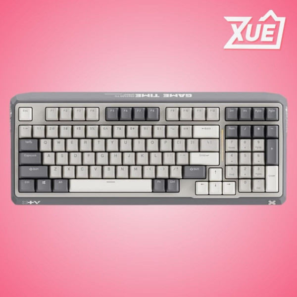 BÀN PHÍM CƠ RAPOO V750PRO - 98 BROWN GREY BEIGE (DÂY USB/OPTICAL RED SWITCH/LED RGB)