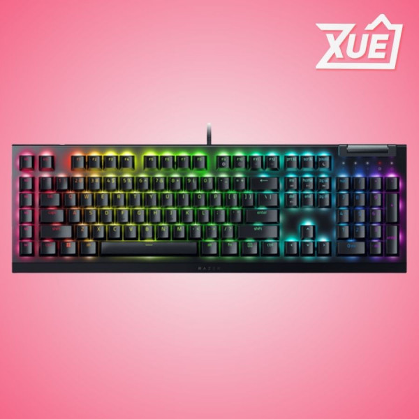BÀN PHÍM CƠ GAMING CÓ DÂY RAZER BLACKWIDOW V4 X - YELLOW SWITCH RZ03-04701800-R3M1