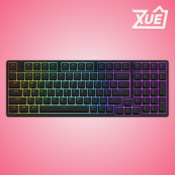 BÀN PHÍM CƠ AKKO 3098B PLUS BLACK (AKKO SWITCH V3 – CREAM BLUE PRO)