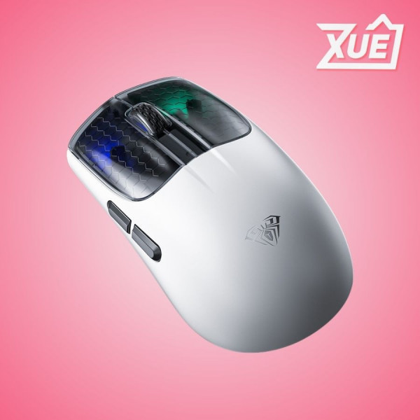 CHUỘT GAMING AULA SC560 3 MODE (CÓ DÂY + 2.4G + BLUETOOTH) MÀU TRẮNG