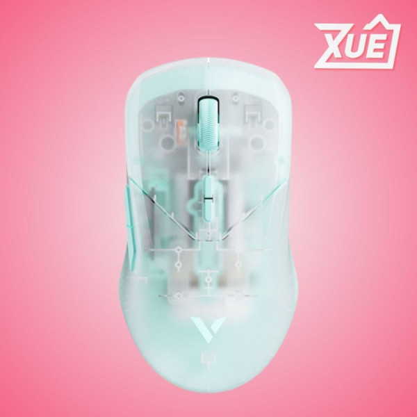 CHUỘT GAMING RAPOO VT9PRO 4K TRANSLUCENT BLUE (WIRELESS 2.4GHZ/USB/PAW3398)