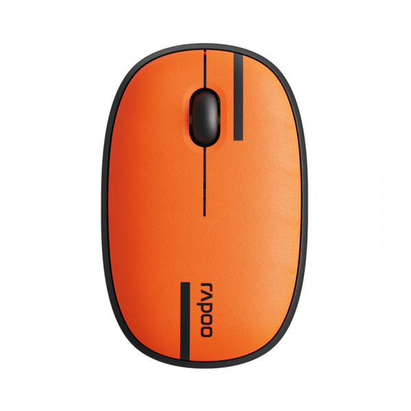 CHUỘT KHÔNG DÂY RAPOO M650 SILENT NETHERLANDS ORANGE BLACK (BLUETOOTH + WIRELESS 2.4G)