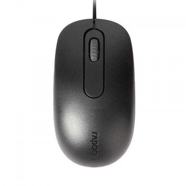 CHUỘT CÓ DÂY RAPOO N200 (MÀU ĐEN, KẾT NỐI USB)