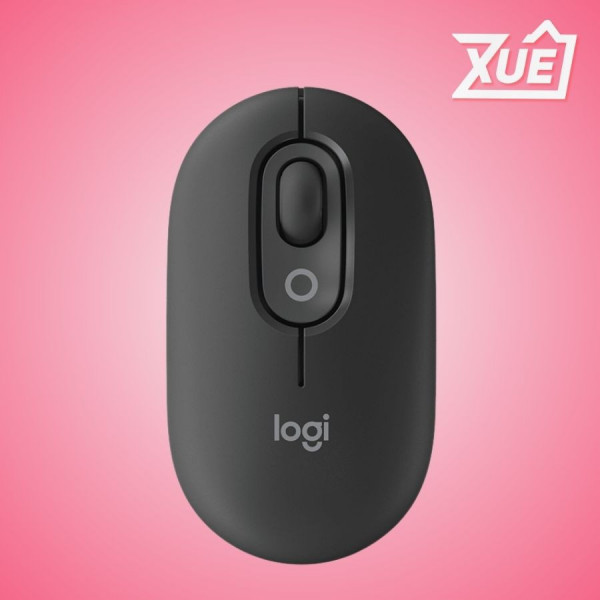 CHUỘT KHÔNG DÂY LOGITECH POP MOUSE WITH EMOJI MÀU ĐEN