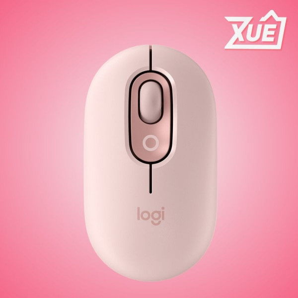 CHUỘT KHÔNG DÂY LOGITECH POP MOUSE WITH EMOJI MÀU HỒNG