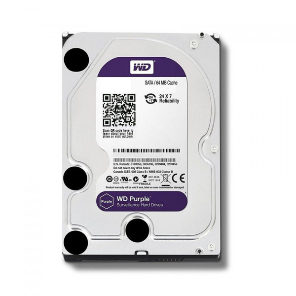 Ổ CỨNG HDD WD PURPLE 3TB 3.5 INCH, 5400RPM, SATA 3, 256MB CACHE (WD33PURZ)