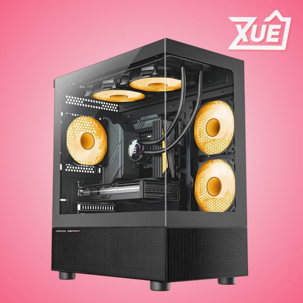 VỎ CASE KENOO ESPORT MK200 - ĐEN (MATX/MID TOWER)
