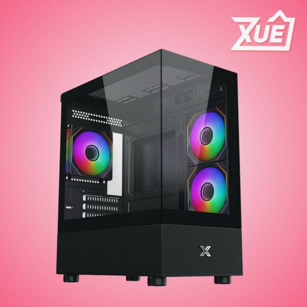 VỎ CASE XIGMATEK ALPHARD M 3GF - EN44090 (MATX/MID TOWER/MÀU ĐEN/3 FAN VÔ CỰC)