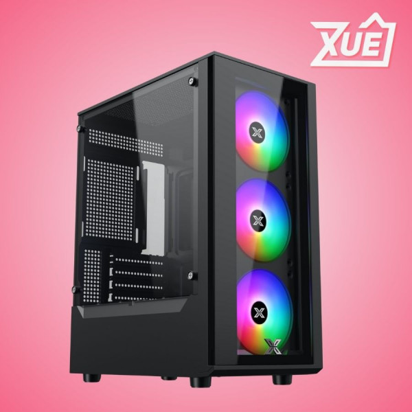 VỎ CASE XIGMATEK MYX 3F (MATX/MÀU ĐEN/3 FAN)
