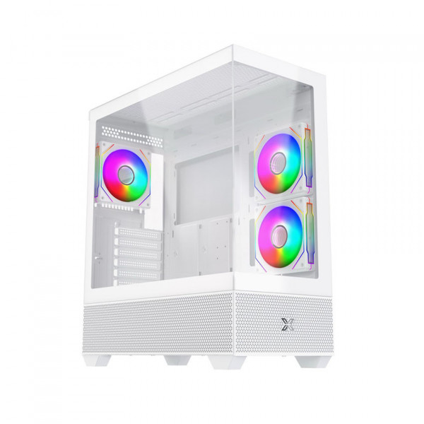 VỎ CASE XIGMATEK ALPHARD ARTIC 3GF - EN43286 (EATX/MID TOWER/MÀU TRẮNG/3 FAN VÔ CỰC)