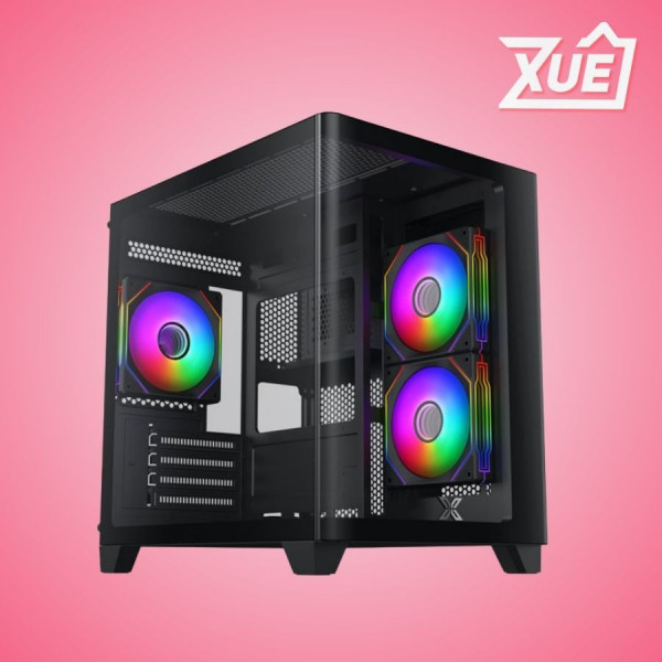 VỎ CASE XIGMATEK PANO M NANO 3GF (ATX/MÀU ĐEN/3FAN)