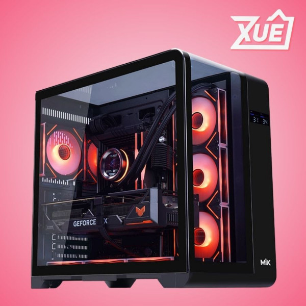 VỎ CASE MIK BARBATOS BLACK (ATX/MID TOWER/MÀU ĐEN)