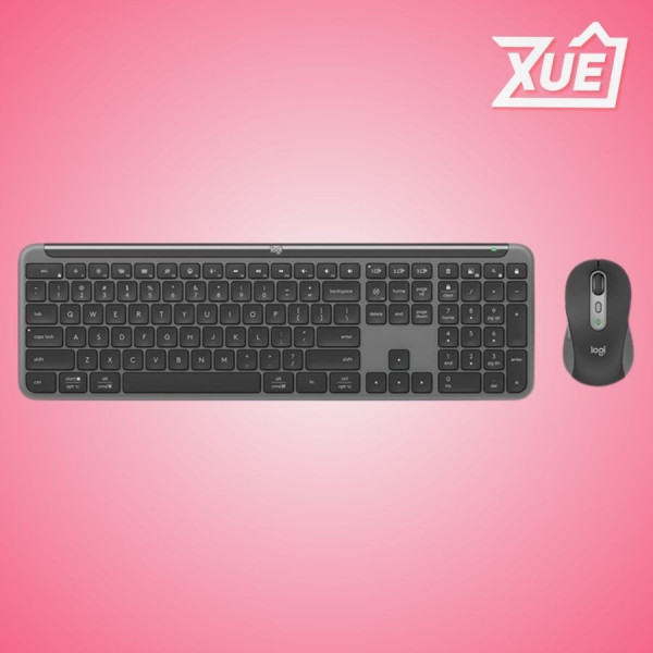 BỘ BÀN PHÍM CHUỘT KHÔNG DÂY LOGITECH SIGNATURE SLIM COMBO MK950 GRAPHITE (WIRELESS LOGI BOLT/BLUETOOTH/ĐEN)