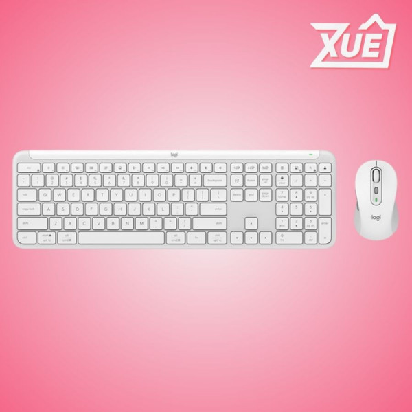BỘ BÀN PHÍM CHUỘT KHÔNG DÂY LOGITECH SIGNATURE SLIM COMBO MK950 OFF WHITE (WIRELESS LOGI BOLT/BLUETOOTH/TRẮNG)