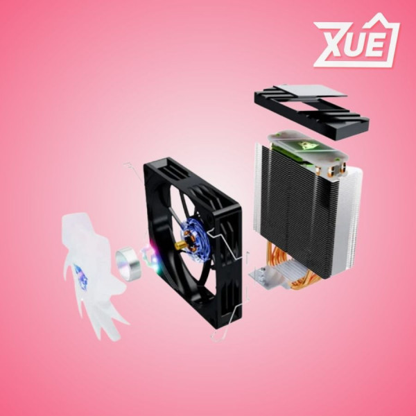 TẢN NHIỆT KHÍ JUNGLE LEOPARD K400 ĐEN (1700/2011)