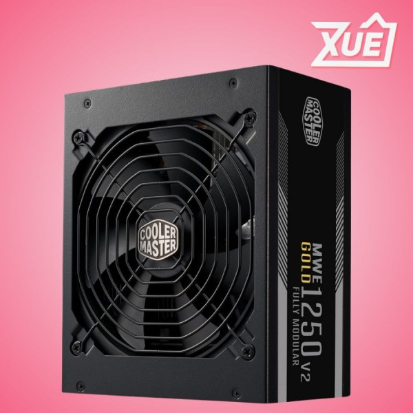 NGUỒN MÁY TÍNH COOLER MASTER MWE GOLD 1250 - V2 1250W ATX3.0  (PCIE 5.0/ 80 PLUS GOLD/MÀU ĐEN/FULL MODULAR) 
