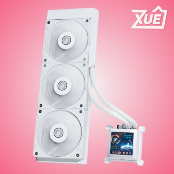 TẢN NHIỆT NƯỚC LIAN LI HYDROSHIFT LCD 360 NON RGB FAN WHITE